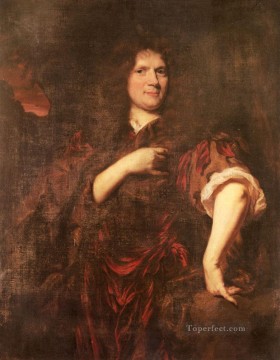 ニコラエス・マエス Painting - ロチェスター伯爵ローレンス・ハイド・バロック様式のニコラエス・メイスの肖像